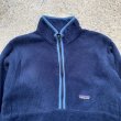 画像3: 【S or Ladies】2000s Y2K patagonia ハーフジップ シンチラフリース ネイビー■ビンテージ オールド アメリカ古着 パタゴニア レディース (3)