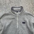 画像3: 【Ladies od Kids】patagonia ハーフジップ ベターセーター フリース グレー■アメリカ古着 パタゴニア レディース キッズ 子供服 (3)