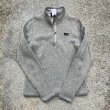 画像7: 【Ladies od Kids】patagonia ハーフジップ ベターセーター フリース グレー■アメリカ古着 パタゴニア レディース キッズ 子供服 (7)