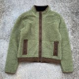 画像: 【S or Ladies】KAVU パイル フリースジャケット 黄緑■ビンテージ オールド レトロ アメリカ古着 カブー レディース