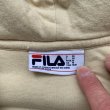 画像5: 【M】FILA プルオーバー フリースパーカー 生成り■オールド レトロ アメリカ古着 90s フィラ パイルフリース (5)