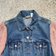 画像2: 【レディース】2000s USA製 Levi's 袖ニット切替 デニムジャケット■ビンテージ オールド レトロ アメリカ古着 リーバイス ジージャン Y2K (2)