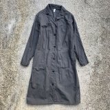 画像: 【XS or Ladies】ユーロワーク ジャケット ショップコート グレー■ビンテージ オールド レトロ ヨーロッパ古着 レディース カバーオール