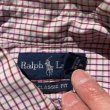 画像5: 【L/XL】Ralph Lauren 長袖ボタンダウンシャツ タッタソールチェック 白■ビンテージ オールド レトロ アメリカ古着 ラルフローレン (5)