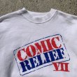 画像2: 【XL】90s メキシコ製 COMIC RELIEF 7 プリントスウェット 白■ビンテージ オールド アメリカ古着 フルーツ コミックリリーフ トレーナー (2)