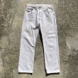 画像1: 【W32】Levi's 501 ホワイトデニムパンツ 白■ビンテージ オールド アメリカ古着 90s リーバイス ジーパン 白パン USA製 (1)