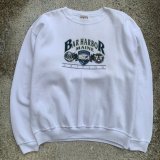 画像: 【M/L】SALE!! USA製 Alore マリン柄 プリントスウェット 白■ビンテージ オールド レトロ アメリカ古着 90s レディース トレーナー