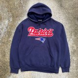 画像: 【XL】SALE!! Majestic NFL スウェットパーカー ネイビー■ビンテージ アメリカ古着 トレーナー ペイトリオッツ アメフト プロチーム