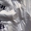 画像10: 【2XL】USA製 WestArk チェーン刺繍 ナイロン サテンジャケット 白紫■ビンテージ オールド レトロ アメリカ古着 80s カークラブ (10)