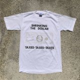 画像: 【S/M】デッドストック 90s USA製 JERZEES 1ドル札 プリントTシャツ 白■ビンテージ オールド レトロ アメリカ古着 レディース No.2 