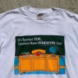 画像3: 【XL】ONEITA プリントTシャツ 白■ビンテージ オールド レトロ アメリカ古着 90s シングルステッチ オニータ ビッグサイズ (3)