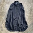 画像4: 【L/XL】I.O.U. 長袖シルクシャツ ブラック 黒■ビンテージ オールド レトロ アメリカ古着 90s-2000s 片ポケ ビッグサイズ (4)