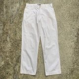 画像: 【W32】Polo Ralph Lauren ノータック コットンパンツ ホワイト 無地■ビンテージ オールド アメリカ古着 ポロラルフローレン 白パン