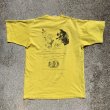 画像1: 【S/M】90s-2000s FRUIT OF THE LOOM シェイクスピア 両面プリントTシャツ 黄色■ビンテージ オールド アメリカ古着 レディース 偉人 (1)