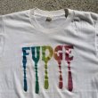 画像2: 【レディース or XS】80s「FUDGE」ラメ プリントTシャツ 白■ビンテージ オールド レトロ アメリカ古着 USA製 シングルステッチ (2)