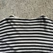 画像10: 【Free XL】80s バリ製 ハンドメイドTシャツ ビッグサイズ 白黒ボーダー■ビンテージ オールド アメリカ古着 ビーズ アート レディース (10)