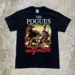 画像1: 【M】デッドストック 2014s THE POGUES バンドTシャツ ブラック 黒■アメリカ古着 ツアーT ロック ケルティックパンク ポーグス (1)