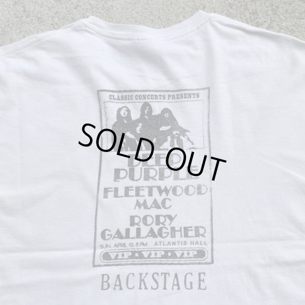 画像2: 【L】AMP SHOW コンサート バンドTシャツ 白■ビンテージ オールド アメリカ古着 ロック ディープパープル フリートウッドマック 90s/Y2K (2)