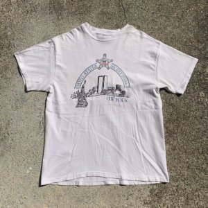 画像: 【L】90s USA製 Hanes ニューヨーク プリントTシャツ 白■ビンテージ オールド アメリカ古着 自由の女神 コットン シングルステッチ