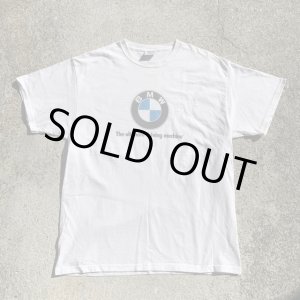 画像: 【XL】USA製 BMW プリントTシャツ ホワイト 白■ビンテージ オールド アメリカ古着 90s/2000s ロゴ 企業 モーター系