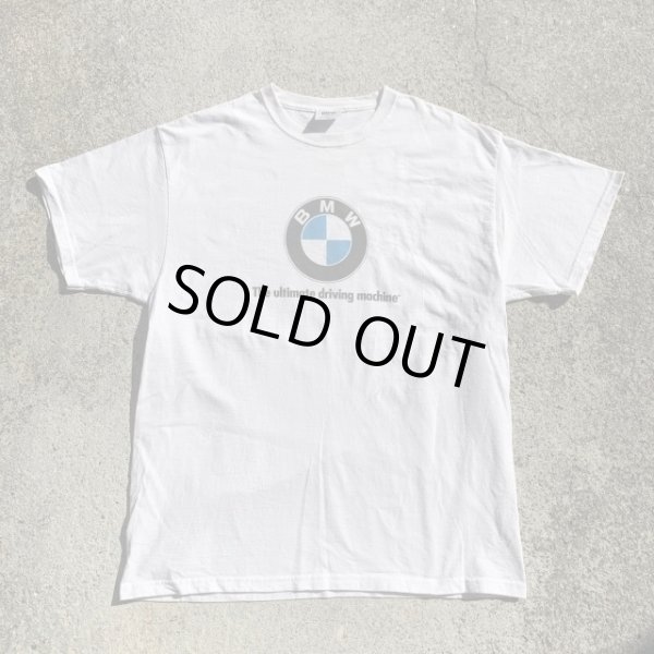 画像1: 【XL】USA製 BMW プリントTシャツ ホワイト 白■ビンテージ オールド アメリカ古着 90s/2000s ロゴ 企業 モーター系 (1)