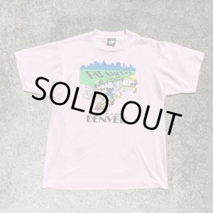 画像: 【L】90s USA製 PARAMOUNT CAFE プリントTシャツ 薄ピンク■ビンテージ オールド レトロ アメリカ古着 シングルステッチ