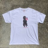 画像: 【L】2000s Proud to Be An American 犬 動物 プリントTシャツ 白■ビンテージ オールド レトロ アメリカ古着 Y2K オールコット