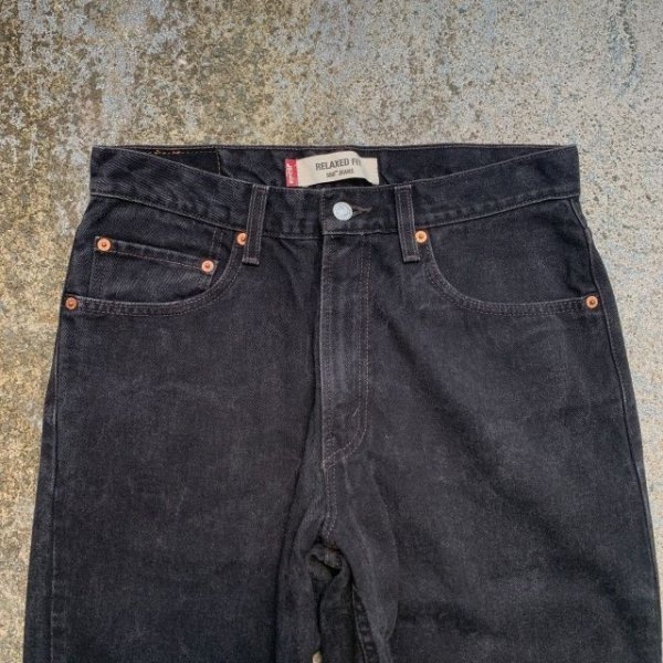 画像2: 【W32】Levi's 550 ブラックデニムパンツ 黒■ビンテージ オールド アメリカ古着 リーバイス ジーパン 2000s Y2K (2)