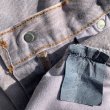 画像4: 【W31】80s-90s USA製 Levi's 501 ブラックデニムパンツ 黒 グレー■ビンテージ オールド アメリカ古着 リーバイス 後染め オリジナル (4)