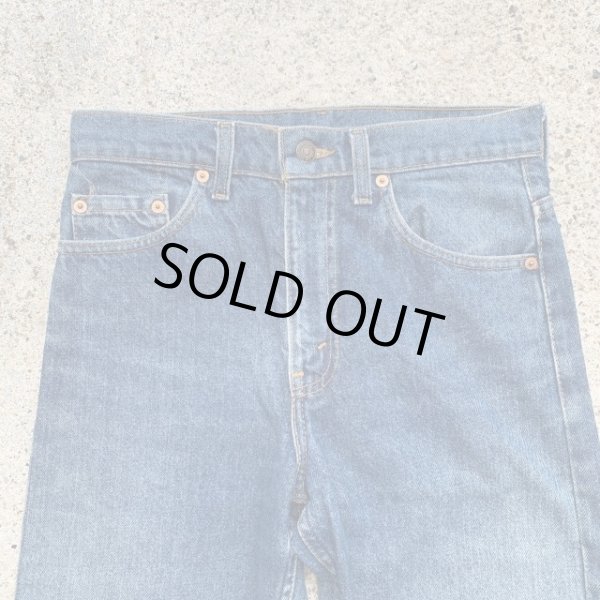 画像2: 【W29】90s USA製 Levi's 505 テーパード デニムパンツ 青■ビンテージ オールド レトロ アメリカ古着 リーバイス ジーパン (2)