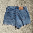 画像5: 【W28】USA製 Levi's 501 カットオフ デニム ショートパンツ■ビンテージ アメリカ古着 リーバイス ショーツ ジーパン レディース 80s/90s  (5)