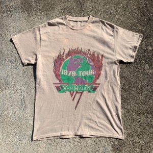 画像: 【M】VAN HALEN バンドTシャツ ベージュ■アメリカ古着 ヴァンヘイレン ロック ツアー コットン