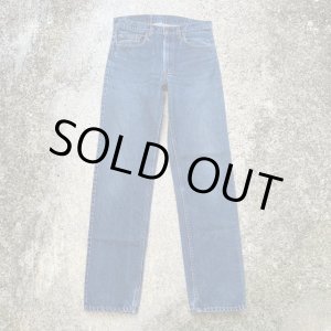 画像: 【W31-32】80s USA製 Levi's 505 テーパード デニムパンツ 青■ビンテージ オールド レトロ アメリカ古着 リーバイス ジーパン 