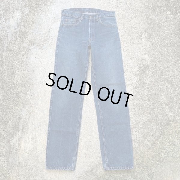 画像1: 【W31-32】80s USA製 Levi's 505 テーパード デニムパンツ 青■ビンテージ オールド レトロ アメリカ古着 リーバイス ジーパン  (1)