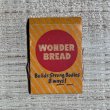 画像1: 【5.1cm×3.8cm】40s WONDER BREAD マッチブック カバー■ビンテージ アンティーク アメリカ雑貨 USA製 小物 ブレッド パン  (1)