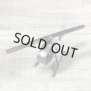 画像: 【高さ 6.0cm】メタルアート ボルトナット オブジェ ヘリコプター■ビンテージ アンティーク アメリカ雑貨 ハンドメイド インテリア