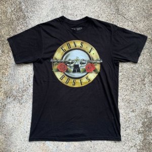 画像: 【M】GUNS N' ROSES バンドTシャツ ブラック 黒■アメリカ古着 ガンズアンドローゼズ グレイテストヒッツ ロック 綿ポリ