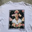 画像2: 【M/L】Frida Kahlo フリーダ・カーロ 自画像 プリントTシャツ 白■アメリカ古着 アート オールコットン  (2)