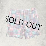 画像: 【W34】Brooks Brothers パッチワーク ショートパンツ マドラスチェック■ビンテージ アメリカ古着 70s ブルックスブラザーズ ショーツ