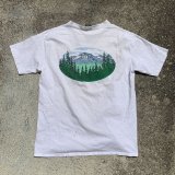 画像: 【XL】90s USA製 H.L.MILLER プリントTシャツ 白■ビンテージ オールド アメリカ古着 オールコットン シングルステッチ 山