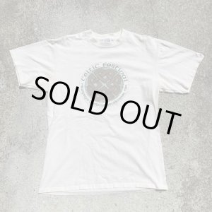 画像: 【L】90s JERZEES ケルティックノット プリントTシャツ 生成り色■ビンテージ オールド アメリカ古着 コットン ケルト音楽 アイルランド