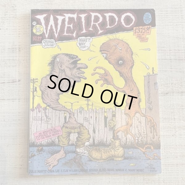 画像1: 【27.0cm×21.0cm】90s WEIRDO ロバートクラム コミック 洋書■ビンテージ アンティーク アメリカ雑貨 アンダーグラウンド 漫画  (1)