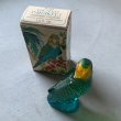 画像2: 【11.6cm】AVON「PARAKEET」インコ ガラス パフュームボトル 香水瓶■ビンテージ アンティーク レトロ オブジェ インテリア 鳥 動物 (2)