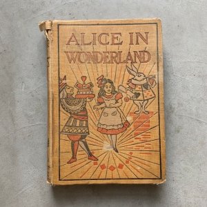 画像: 【23cm×16cm】1900s 不思議の国のアリス 洋書■ビンテージ アンティーク アメリカ雑貨 童話 本 インテリア ALICE IN WONDERLAND