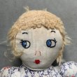 画像6: 【48cm】UNKNOWN ハンドメイド ドール ぬいぐるみ■ビンテージ アンティーク 人形 オブジェ インテリア 女の子 花柄 70s (6)