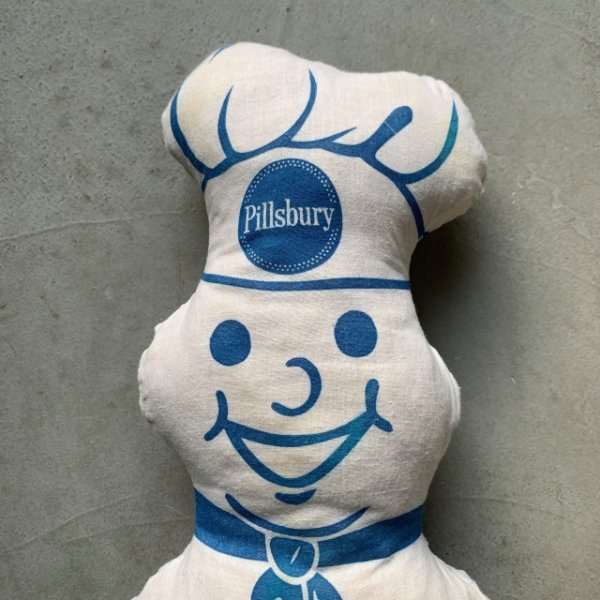 画像2: 【35cm】Pillsbury ドゥボーイ ピロードール ぬいぐるみ■ビンテージ アンティーク 人形 オブジェ インテリア 70s ピルズベリー No.3 (2)