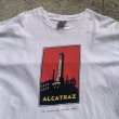 画像2: 【XL】2000s Hanes「ALCATRAZ」プリントTシャツ 白■ビンテージ アメリカ古着 ヘインズ コットン アルカトラズ 刑務所 囚人 プリズナー (2)