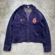 画像3: 【50 XL/XXL】USA製 FFA コーデュロイ ファーマーズジャケット ネイビー■ビンテージ オールド アメリカ古着 刺繍 ビッグサイズ (3)