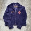 画像8: 【50 XL/XXL】USA製 FFA コーデュロイ ファーマーズジャケット ネイビー■ビンテージ オールド アメリカ古着 刺繍 ビッグサイズ (8)