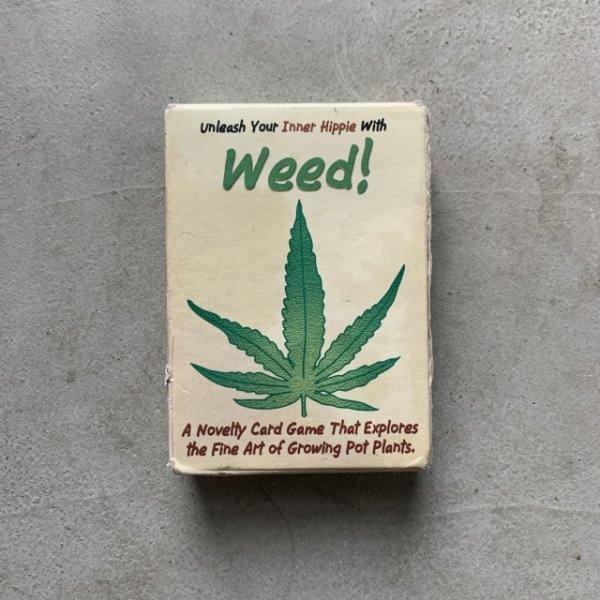 画像1: 【9.0cm×6.5cm】Weed! マリファナ カードゲーム■アメリカ雑貨 ガンジャ ヒッピー プレイングカード トランプ (1)